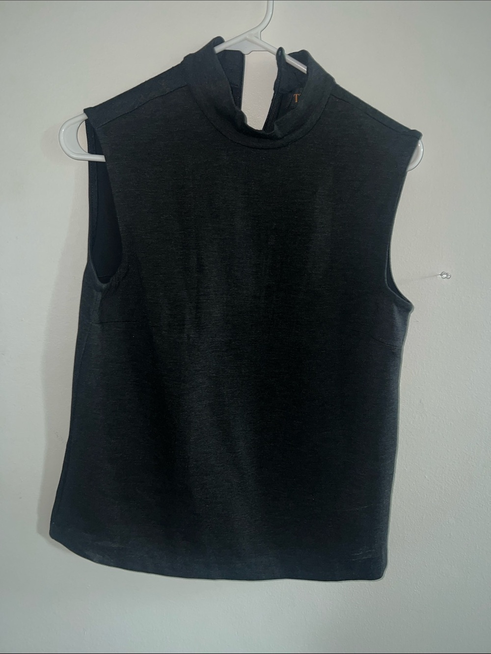 Truth Black Sleeveless Mock Neck Tank